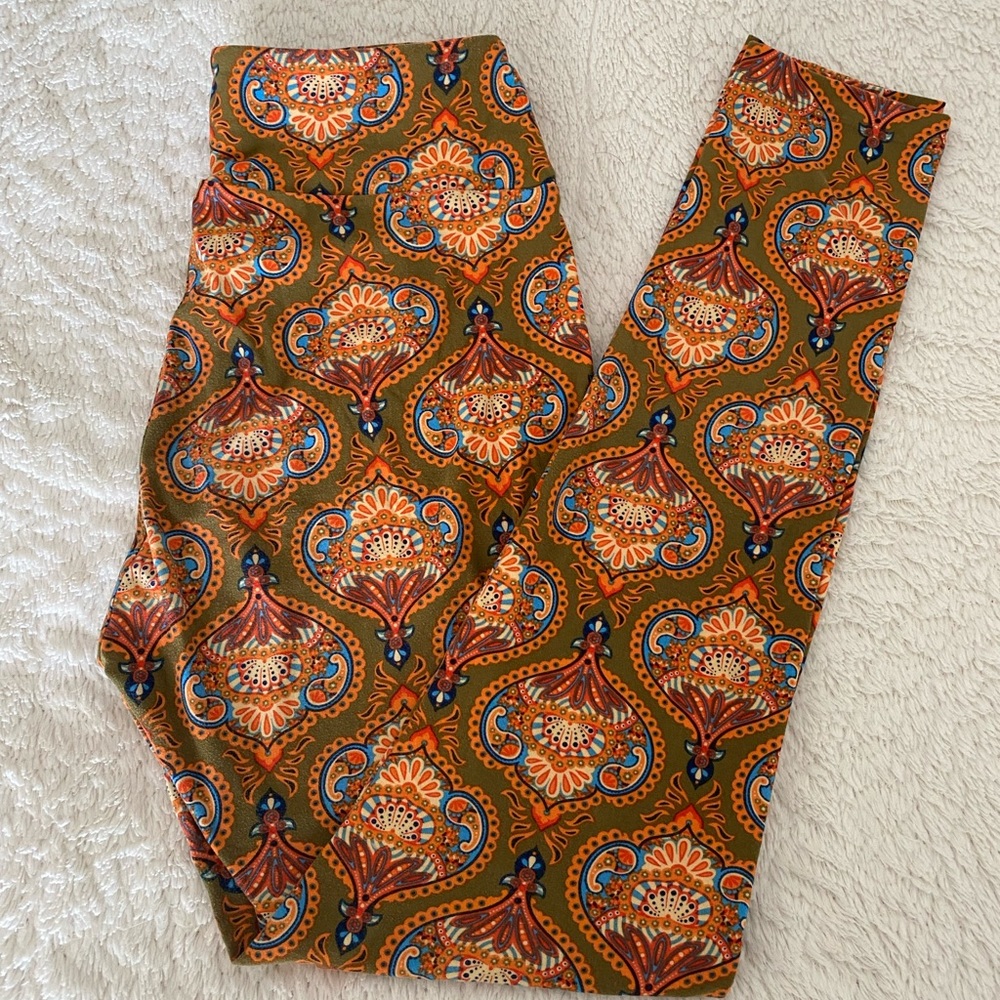 Lularoe OS leggings EUC
